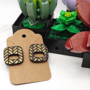 Square Donut Earrings