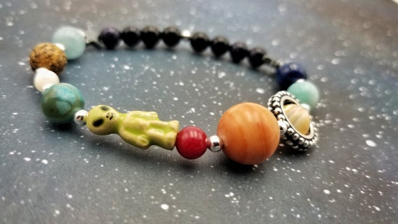 etsy solar system bracelet