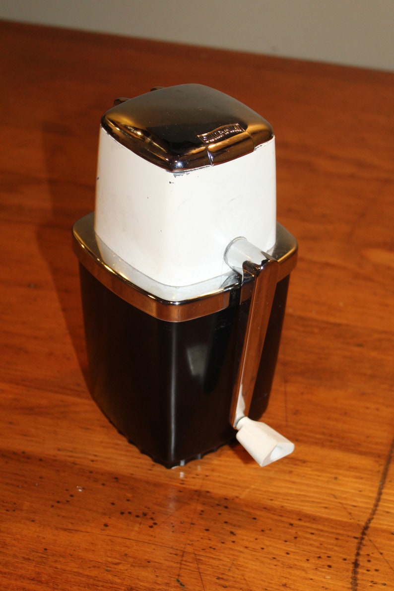1950s SwingAWay Vintage Countertop IceCrusher Black & White Etsy
