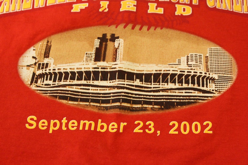 Vintage Riverfront-Cinergy Field Farewell T-shirt Pete Rose 2XL