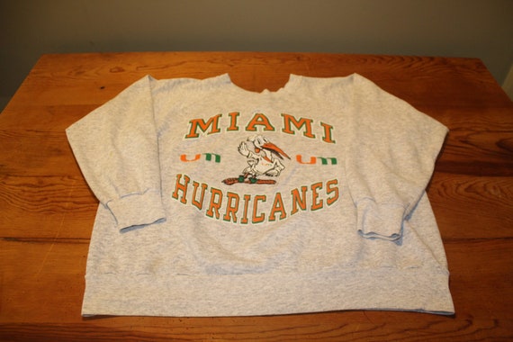 miami hurricanes crewneck