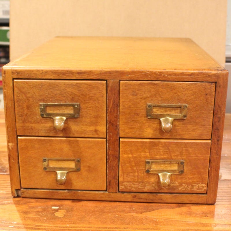 Card Catalog Etsy