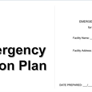 Simple Emergency Action Plan Template, Word doc, Business Forms