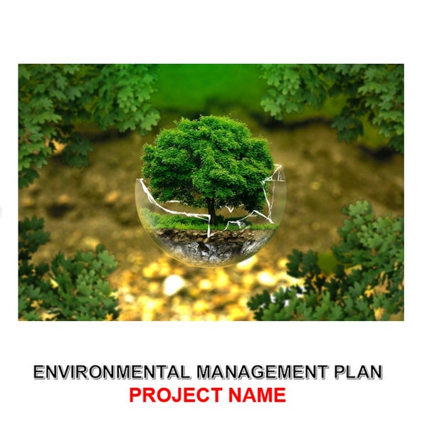 Environmental Management Plan Template, Business Document, Construction Doc, word doc