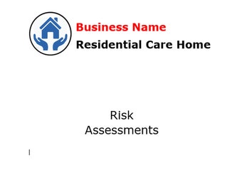 Care Home Risk Assessments - General, Word doc, Word Template