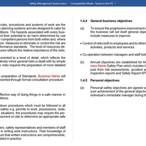 Safety Management System Template, Overview, Information, Guidance ...