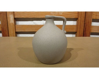 Vintage The Pigeon Forge Pottery Mini Beige Jug Made in Pigeon Forge, Tennessee