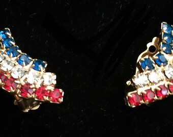 1980's Patriotic Earrings