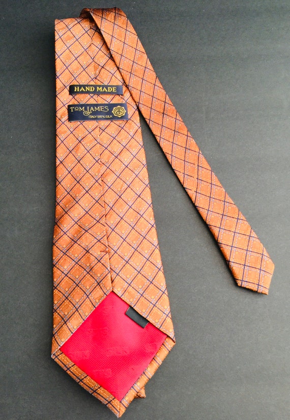 1990’s Custom Handmade Silk Tie by Tom James - image 2