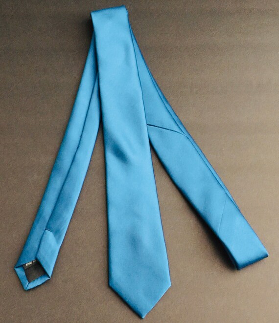 1980’s Jewel Toned Blue Tie By Wharton - image 3