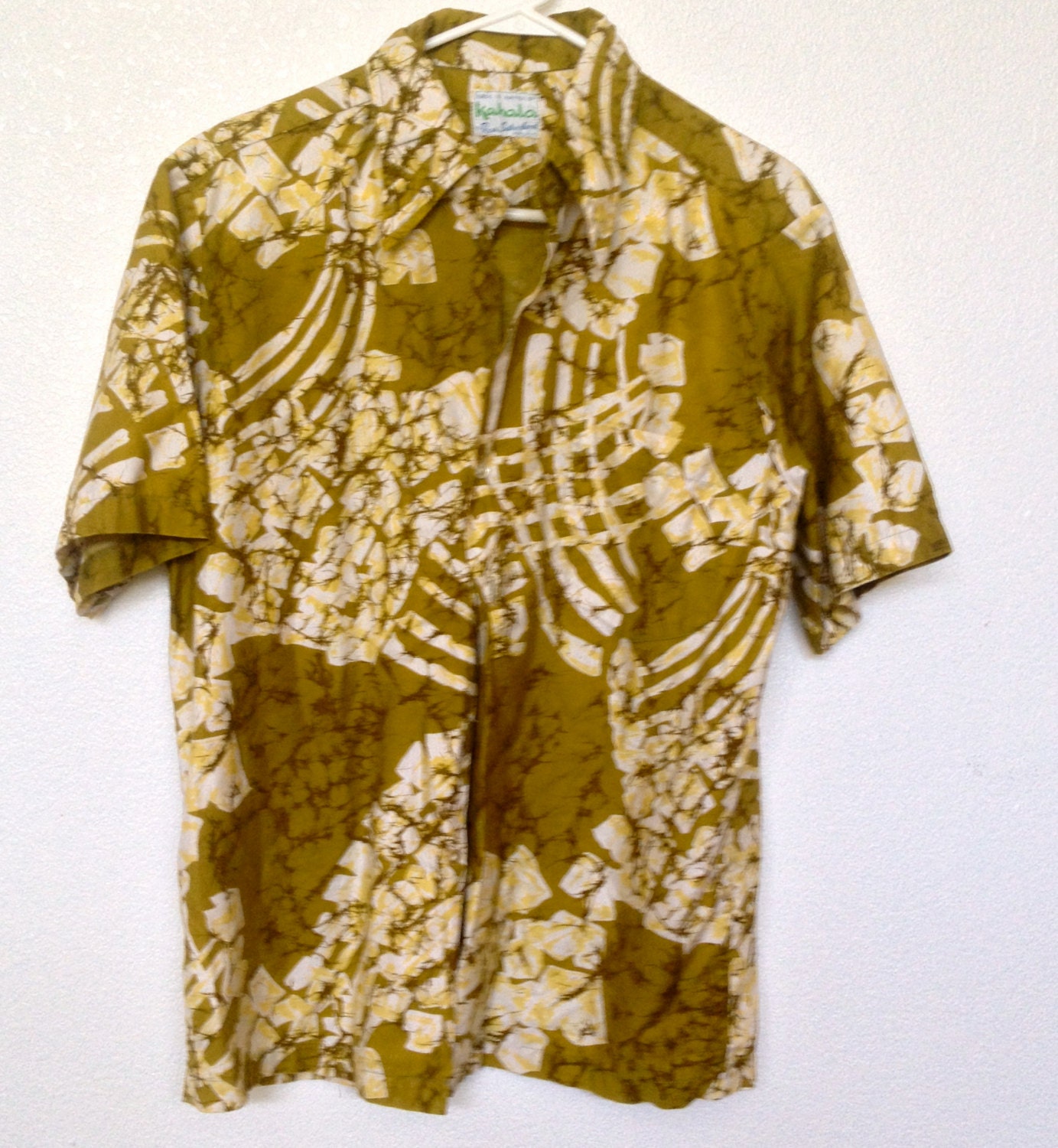 Mid 1960's Authentic Hawaiian Shirt by Kahala made in - Etsy UK