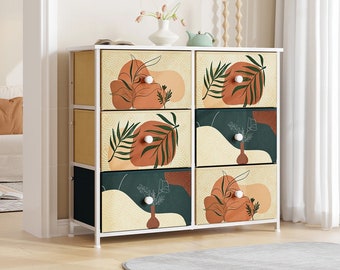 6 Drawers Dresser, Cute Dresser For Bedroom with attractive appearance and Storage space