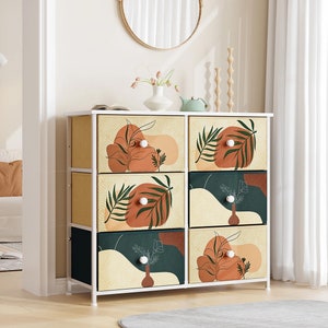 6 Drawers Dresser, Cute Dresser For Bedroom with attractive appearance and Storage space