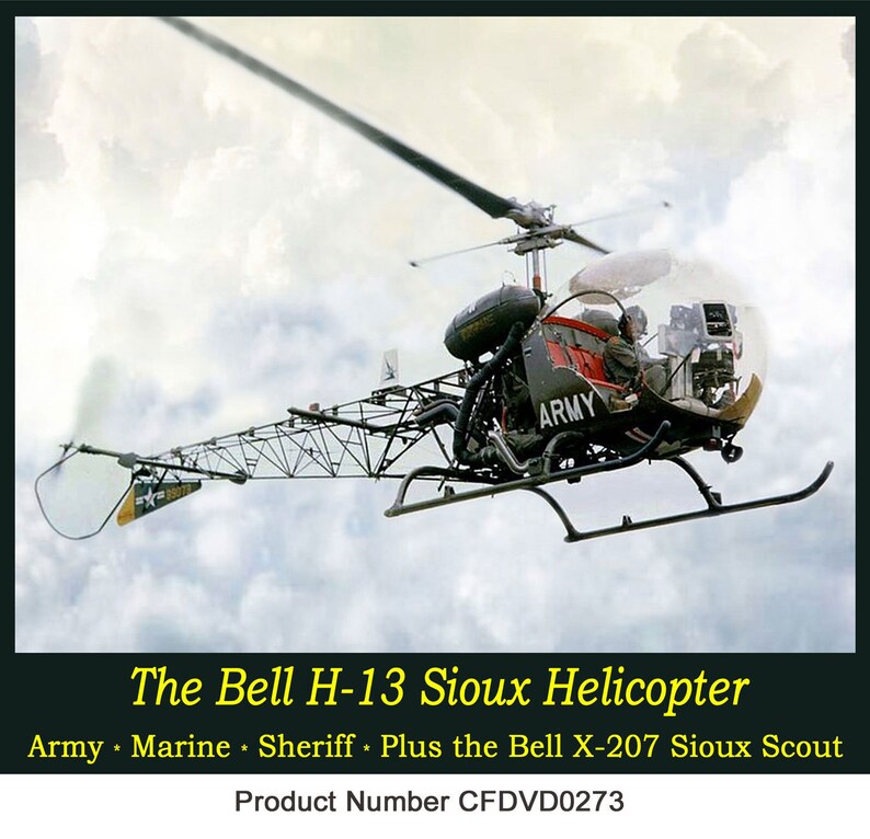 The Bell H-13 Helicopter The Military Version of the Bell 47 Army USMC image 3