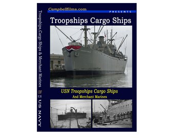 Navy Films Troopship Cargo Ships Merchant Marine WWII Liberty Ships