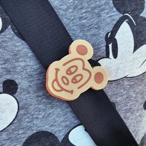 Mickey Waffle Bag Charm | Disney Inspired Bag Charm | Purse Accessories | Handbag Charm | Bag Bling | Belt Bag Slide | 3D Printed