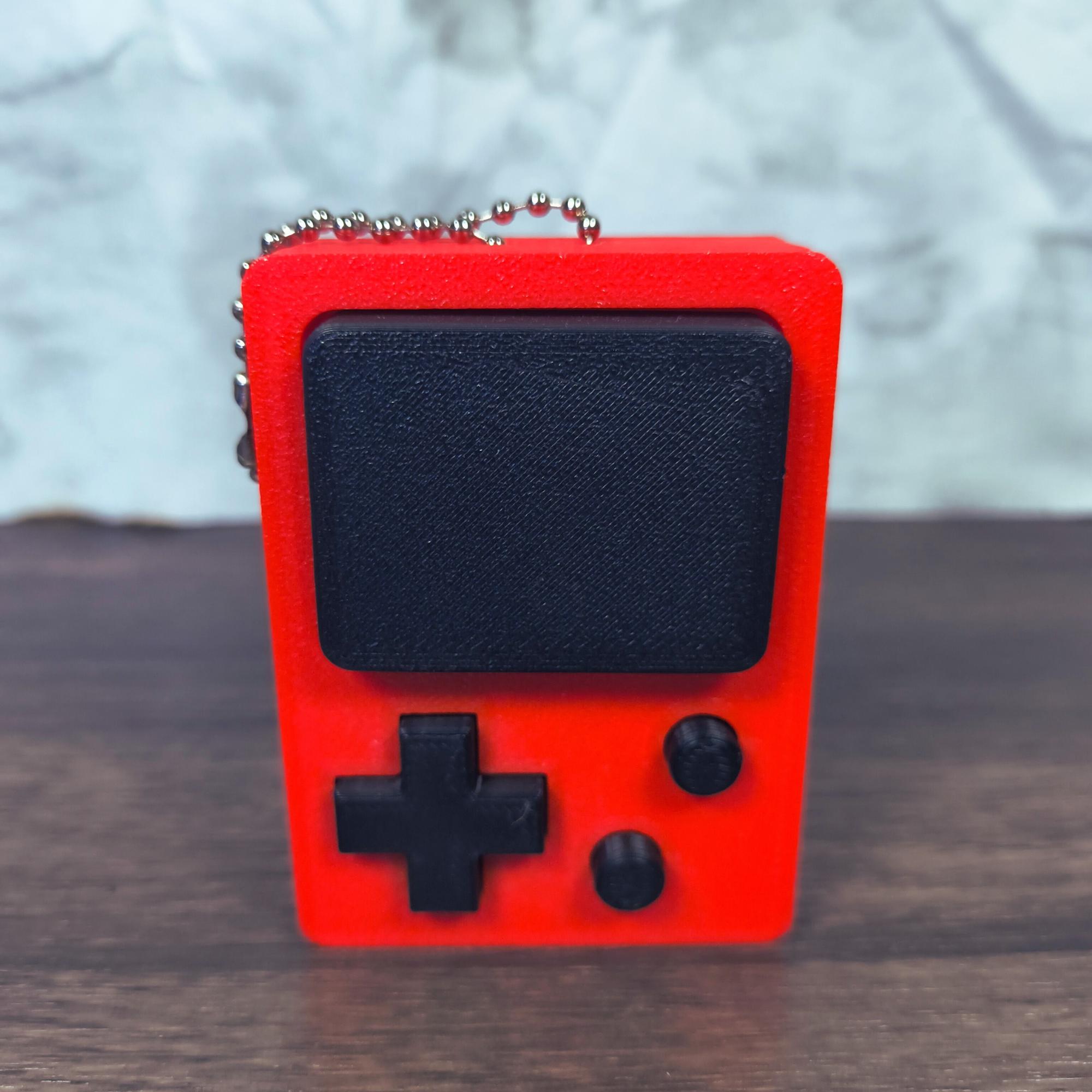 3D Printed Gameboy Clicker Keychain: 90s Nostalgia Fidget Toy - Etsy
