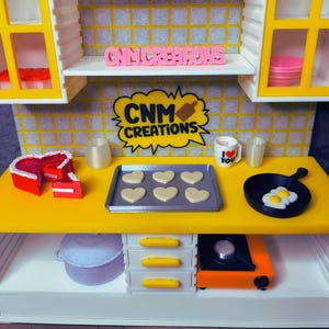1:6 Küchen Deko | Miniatur Möbel | Küchen Zubehör | Miniverse Möbel | Miniatur Requisiten | Barbie Möbel | 3D Gedruckt