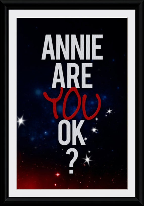 Michael Jackson Annie Are You Ok 11x17 Etsy