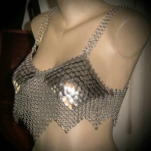 Chain and scale maille Tank top