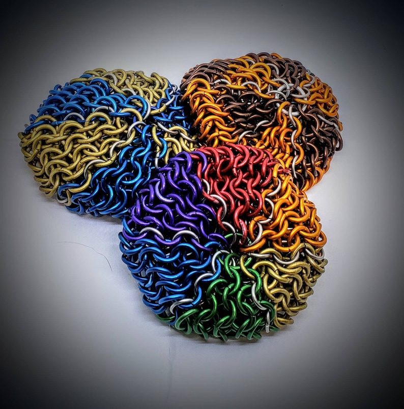 All Metal Chain Mail Hacky Sack Etsy