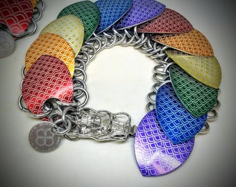 Custom Large Scale Chain Maille Baby Dragon Bracelet (Big Brother)