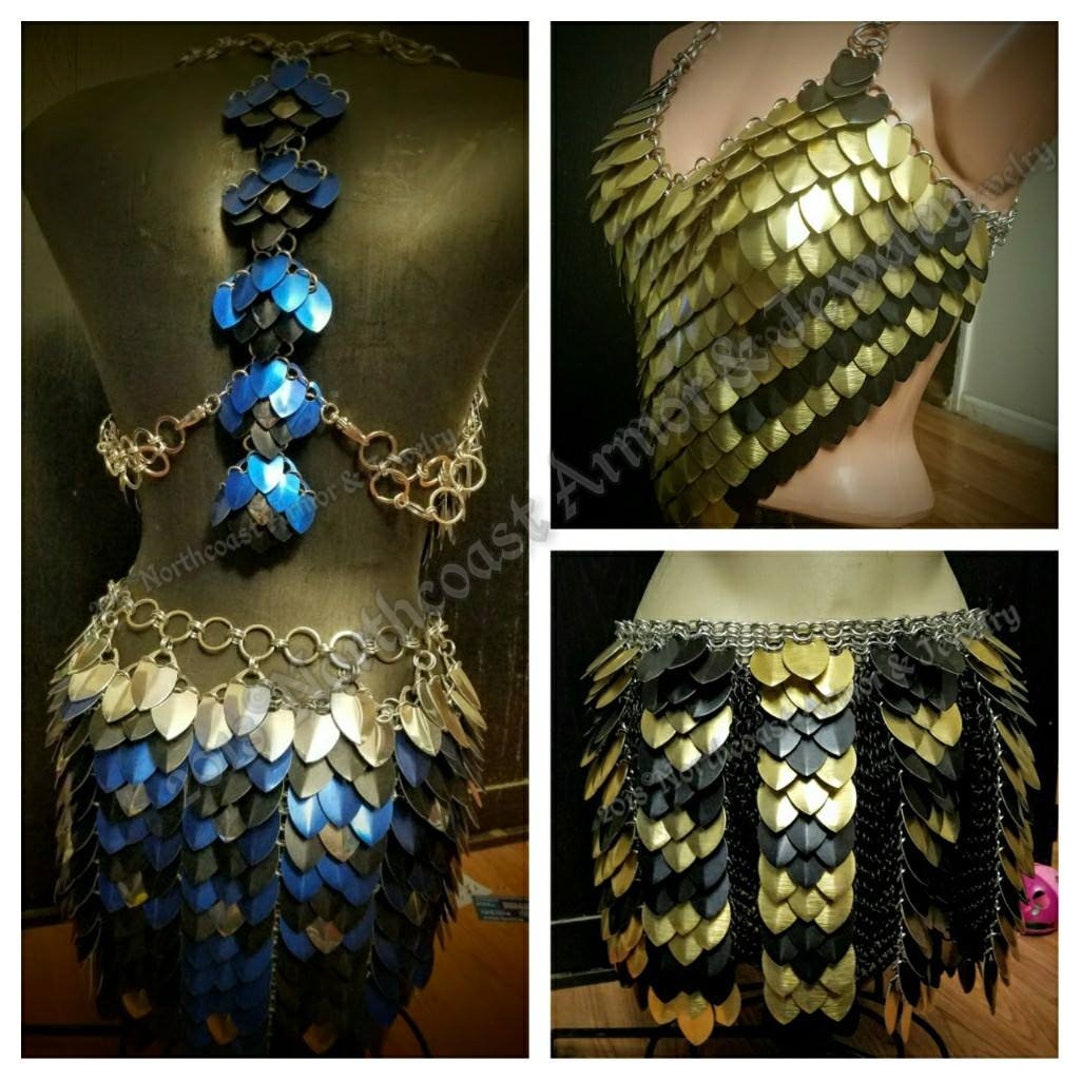 Custom Chain and Scale Mail Cosplay Dragon Armor - Etsy