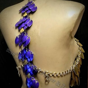 Custom Made Dragon Scale Cosplay Larp Armor Top - Etsy