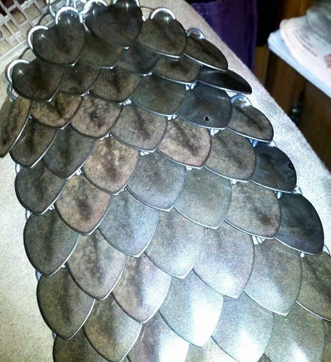 Custom Made Scale Mail Fashion Cosplay LARP Armor Vest Etsy