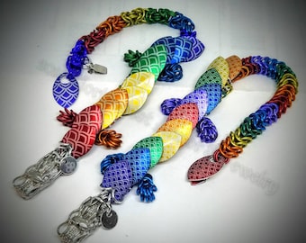 Rainbow Dragon Scale Etched Toddler Baby Dragon