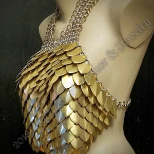 Custom Made Dragon Scale Cosplay Larp Armor Top