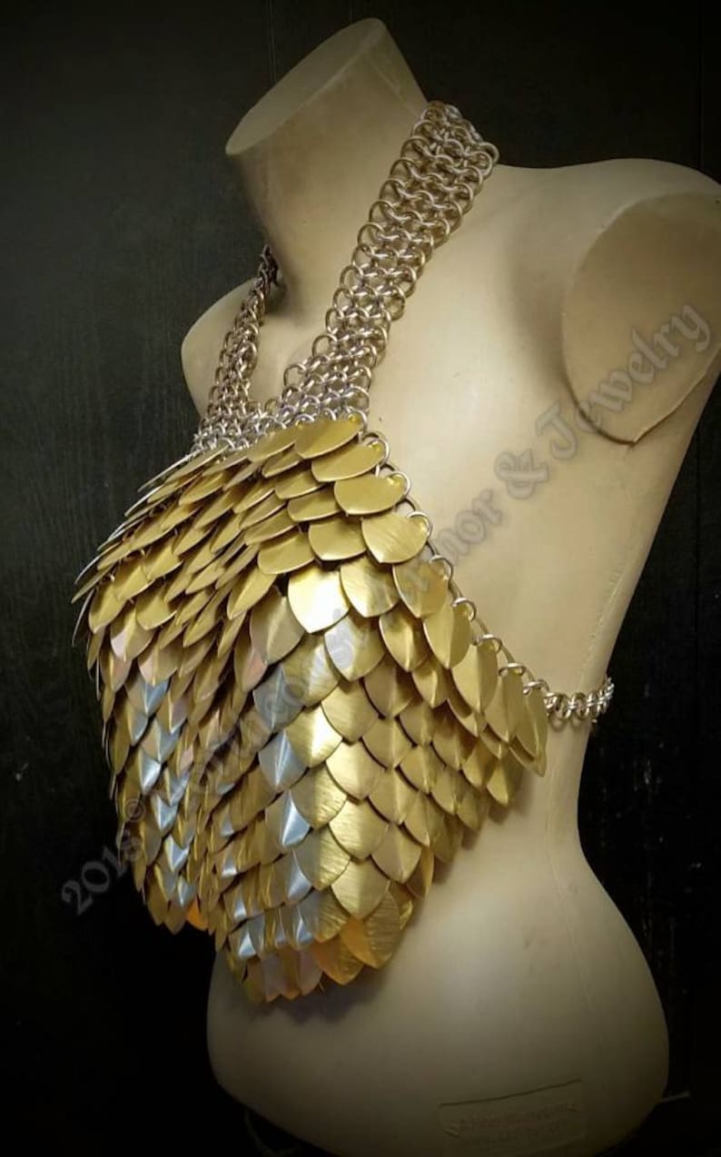 Custom Made Dragon Scale Cosplay Larp Armor Top - Etsy