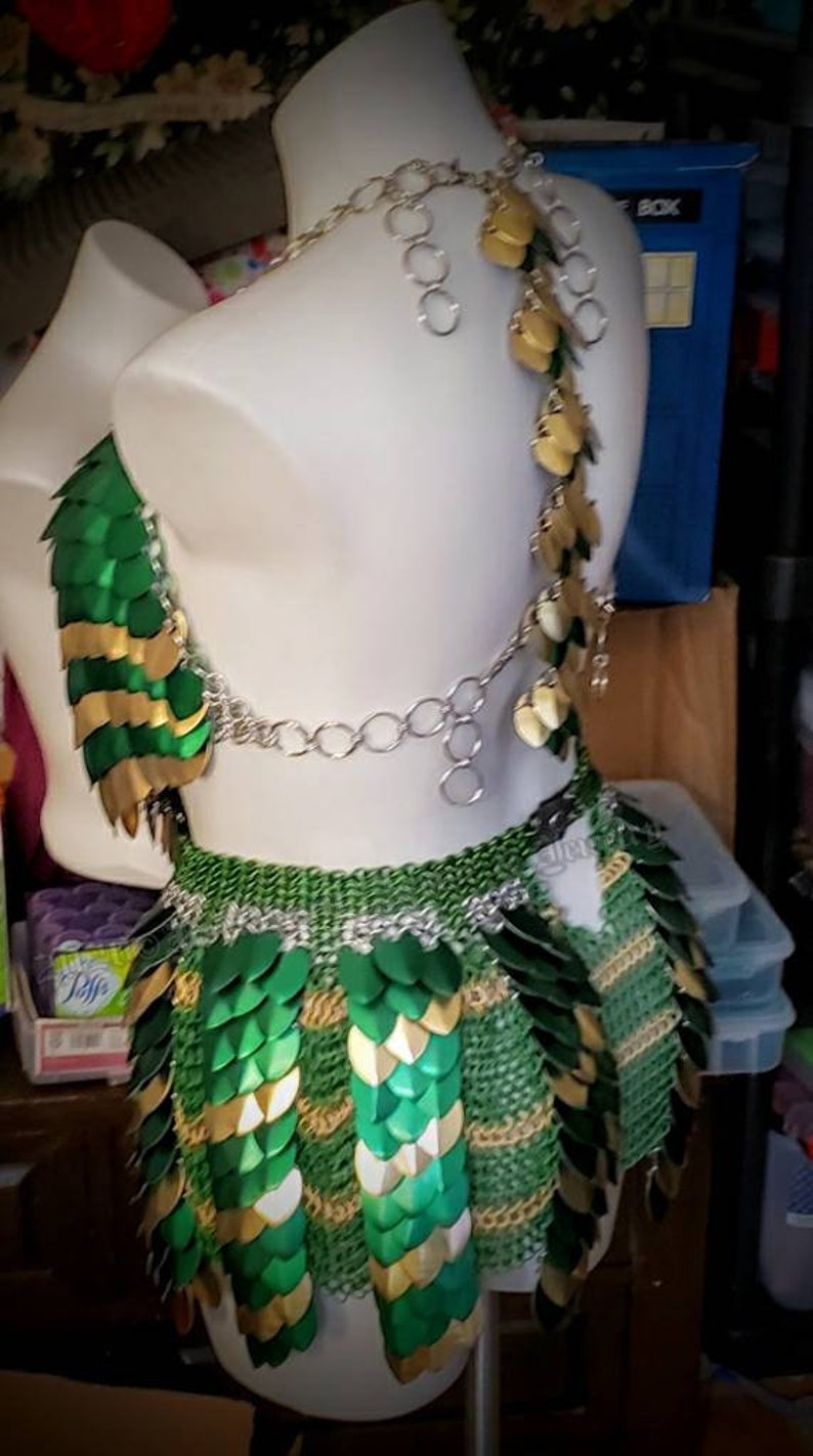 Custom Chain and Scale Mail Cosplay Dragon Armor - Etsy