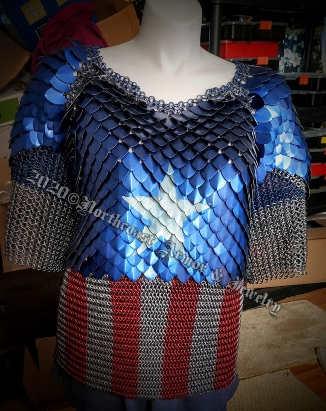 Full Length Custom Cosplay Armor Hauberk Etsy