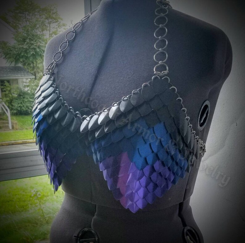 Custom Made Chain and Scale Mail Bikini Cosplay Armor Etsy