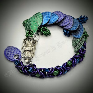 Multicolored Dragon Scale Etched Toddler Baby Dragon image 2