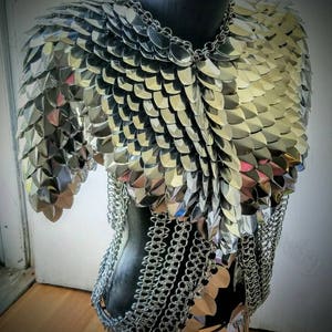 Scale Mail Cosplay Larp Armored Mantle - Etsy