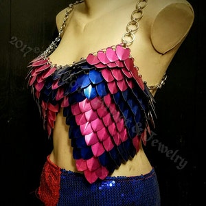 Custom Made  Chain and  Scale Mail Bikini Cosplay Armor