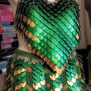 Custom Chain and Scale Mail Cosplay Dragon Armor