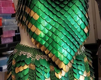 Custom Chain and Scale Mail Cosplay Dragon Armor
