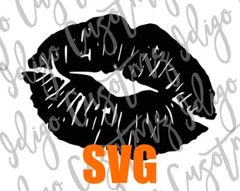 Lips svg - Make Your Own Print Cut Crafts, Shirts, Invitations Cards, Wall Art, Vinyl Decals
