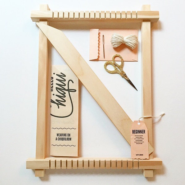 ChiquiLoom- Beginner Frame Loom Weaving Kit