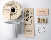 ChiquiMacrame- All In One Macrame Plant Hanger Kit
