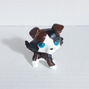 Littlest Pet Shop custom dog, shepherd puppy, custom lps, lps puppy, brown dog, lps collie