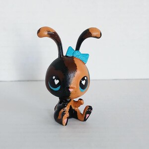 Littlest Pet Shop Custom Bunny, Harlequin Bunny, Custom Lps - Etsy