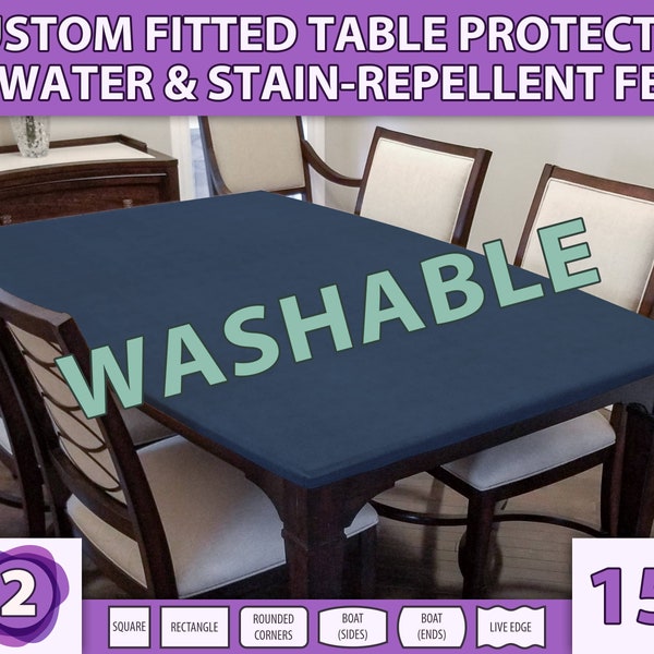 Table Pad Cover Etsy