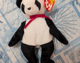 TY Beanie Original Baby Panda "Fortune"