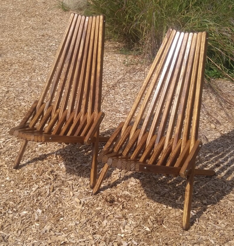 Outdoor Furniture Patio Chair Dark Walnut Finish Accent Etsy