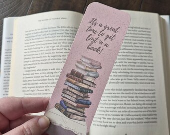 Marque-page des piles de livres plastifiés, cadeau de lecture pour les amateurs de lecture