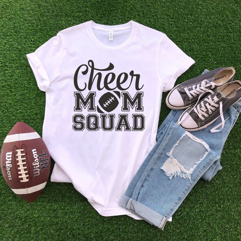 Cheer Mom Shirts Cheer Mom Tshirts Cheer Mom Squad Cheerleading Mom Squad Shirts Cheer Mom Squad Shirts Mom Squad Shirts